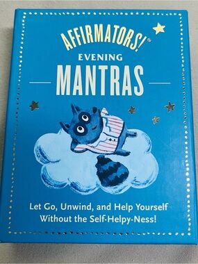 Affirmators! Evening Mantras Book - Blue - NIB